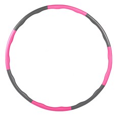 J heal 呼拉圈 8節, 1.2公斤, 粉色+灰色