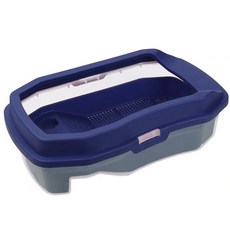 LUCKY HERP 塑膠烏龜飼養箱, 午夜藍