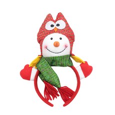 手工精緻 豐富 聖誕快樂 派對 髮飾 髮箍, 雪人, 1個