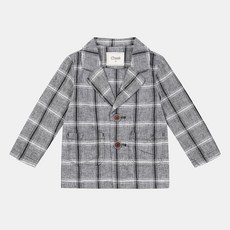 Cheek 男童單排扣亞麻夾克 CKJK20404