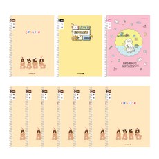 morning glory 1200小學英語窄行B 24 SP筆記本, 隨機出貨, 10個