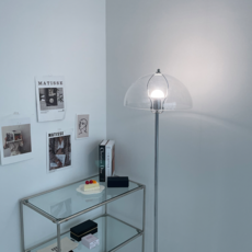 LED 아크릴 머쉬룸 장스탠드 150cm, 클리어