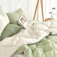 파르페by알레르망 국내 제조 클린 다운필 차렵이불 베개 세트