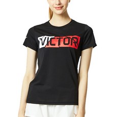 VICTOR 勝利體育 女款T恤 V93RT-5305W