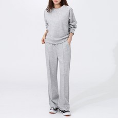 韓國 arua 女款柔軟大學T + 運動褲套裝