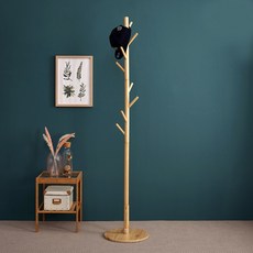 YEDAUM 實木立式衣架, 原木色