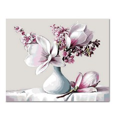 아디코 DIY 페인팅 정물화 명화그리기 50 x 40 cm, 핑크목련(PG34), 1개