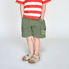 MARI N MORI 兒童透氣網眼口袋化纖褲