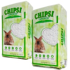 CHIPSI JRS Care Fresh 白色紙質墊料 10L, 2個