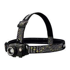 GENTOS W Star專業高亮度頭燈 USB充電 600流明 IP64 WS-200H, 黑色, 1個