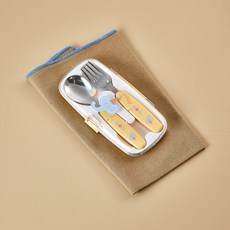 Modern House Safari World大象湯匙叉子組, 勺子+叉子+箱子, 混色