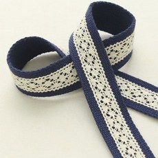 해피베어스 레이스 웨이빙 콤비 핸들 가방끈, 네이비, 1개