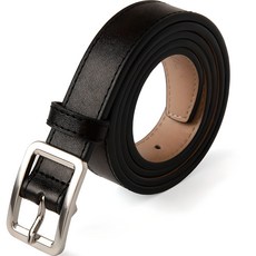 BLANC FLEUR 女用牛皮方形休閒皮帶