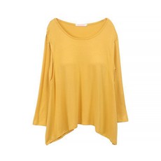 莫代爾棉寬鬆哺乳長袖T恤