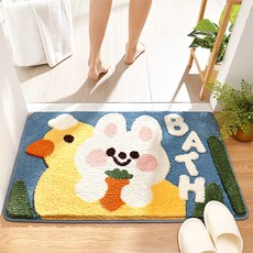 Homeflow 軟萌麻糬角色圖案地墊, 01