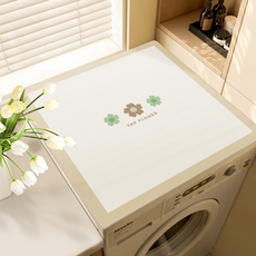 微笑的滾筒洗衣機蓋, 白色的花