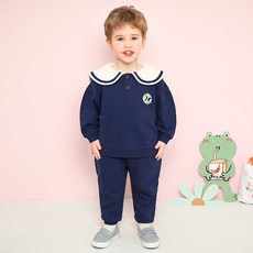 mollimelli 幼兒款孩子甜美水手服上下套裝