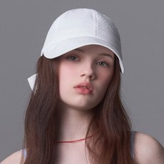 화이트샌즈 와플 텍스처 볼캡 알리샤