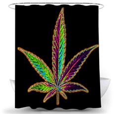 質感印花浴簾 Type1 100*180cm+窗簾掛勾 12入, 1套