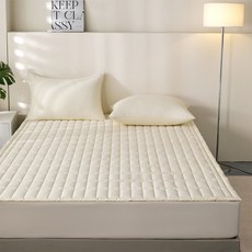 소하임 하이퍼소프트 누빔 방수 패드, 크림아이보리