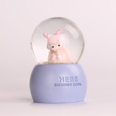 Rima117桌上型室內裝飾雪花球 女孩, 混色