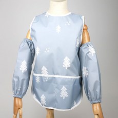 BEBE CHOUETTE 兒童防水無袖圍裙 + 袖套組