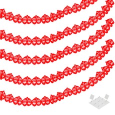 PARTYSHOW 聖誕節聖誕老人拉旗 5p + 固定夾 10p, 單一顏色