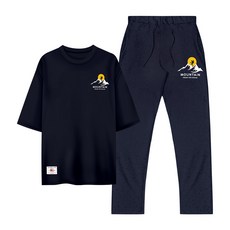 NEOZZANG YTCLOSET Mountain 五分短袖套裝