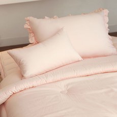 히요코베이비 유아용 힐링허그 모달 차렵이불, 프릴핑크