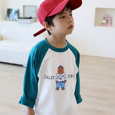 sonyun market 兒童款凱利熊拉格蘭長袖T恤