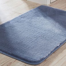 I Love Home 單色簡約多用途居家地墊, 海軍藍