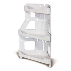 Victory Lighting For Tiz轉角置物架 3層 全白色, 1個