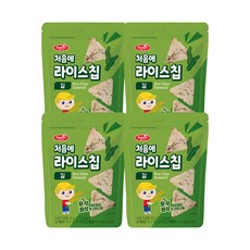 베베스트 처음에 바삭바삭 라이스칩, 김, 4개, 30g