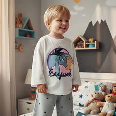 리틀래빗 D 허니슬립 도트 파자마 상하의 세트