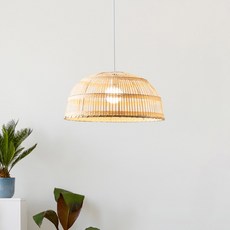 히트조명 모아라 1등 펜던트 조명 D60050B, 라탄