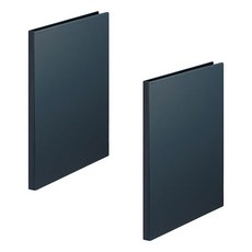 KING JIM Lezaface U 透明文件夾 A4 20p, 海軍藍, 2個