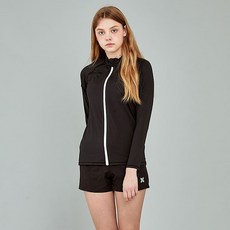 LAZYBEE 女款寬鬆版型拉鍊防磨衣 3401 + 海灘褲 3601 套組