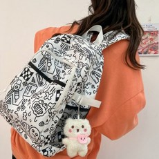 연이랜드 여성용 프리드로잉 백팩 + 인형 세트