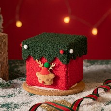 Homeflow 聖誕室內配件 活潑舒適的禮盒, 紅盒子魯道夫, 1個