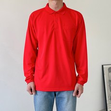 제이에이치스타일 남성용 에슬레져 메쉬 카라 긴팔 티셔츠 TOMROK551