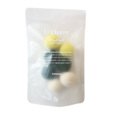 kitteney 貓咪毛線球玩具 3cm, Natural Green, 7顆