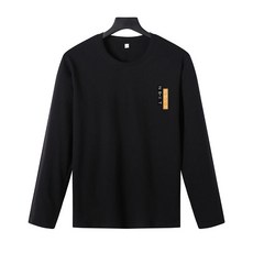 AOULS 男士簡約點刺繡運動款長袖T恤 YF1029T