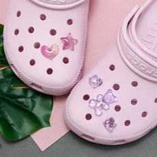 Bidangil 亮粉熊鞋子飾品配件5件組