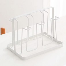 바른리빙 무드 컵걸이 꽂이 홀더, 화이트, 1개