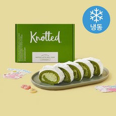 노티드 말차라떼 롤케이크 (냉동), 390g, 1개