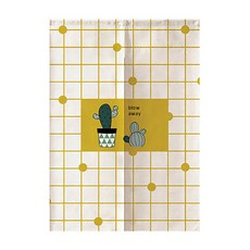 에이홉 다양한 선인장그림 파티션 커튼