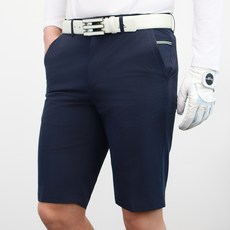 CONFIAR 男士涼感彈力泡泡紗隱藏式鬆緊帶涼爽高爾夫短褲 TC1814