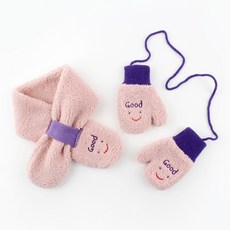 chenny bongbong 兒童 Good Day 迷你圍巾 + 手套組