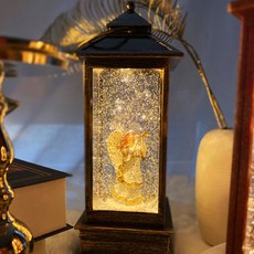 LED方形燈籠音樂盒, 1個方形燈籠古董天使