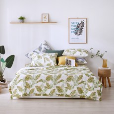 夏威夷泡泡紗夏季薄被薄墊組